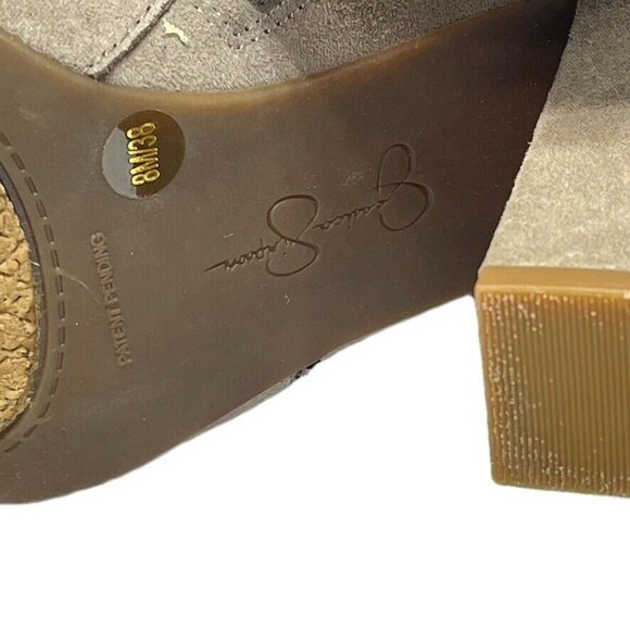 Jessica Simpson Peep Toe Studded Zip-Up Ankle Booties Size 8 - Picture 10 of 12